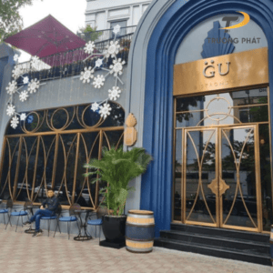 Cửa Đại Sảnh Khung Inox TP01