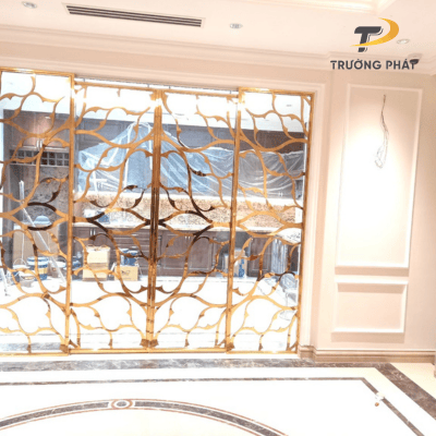 Cửa Đại Sảnh Khung Inox TP04